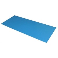 Desco DUAL LAYER RUBBER MAT, LIGHT BLUE 0.060''x24''x48'', W/GRND