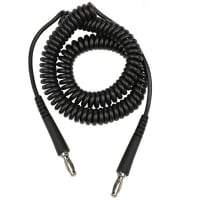 Desco Cord, Coil, Black, Banana-Banana