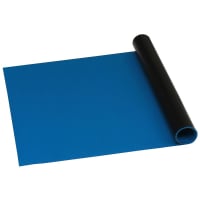 Desco Roll, Statfree B2 Plus Vinyl, Dark Blue, 0.060 in. x 24 in. x 50 feet