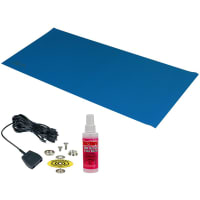 Desco Mat Kit, Statfree B2 Plus Vinyl, Dark Blue, 0.060 in. x 24 in. x 36 in.