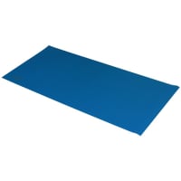 Desco Mat, Statfree B2 Plus Vinyl, Dark Blue, 0.060 in. x 24 in. x 36 in.