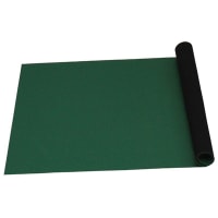 Desco Roll, StatFree, Dissipative Dual Layer, Rubber, 24 in., 24 In., 0.060 in., Green