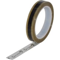 Desco Tape, Wescorp, Clear, Antistatic with Symblos, 0.75 In., 72 Yds., 3 In. Core, 0.06 mm