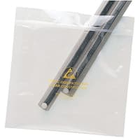 Desco BAG, STATFREE, CLEAR, ZIP 4INX6IN, 100 EA/PACK