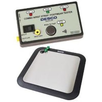 Desco TESTER, COMBO, WITH STAINLESS STEEL FOOTPLATE & MOLDED BASE