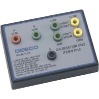 Desco Calibration Unit, Wrist Strap and Footwear, +/- 2%, LED