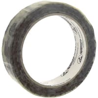 Desco Tape, Antistatic, Cellulose w/ symbols, Clear, 1 In., 0.06 mm., 3 In. Core, 72 Yds