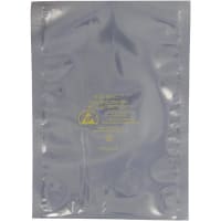 Desco Bag, ESD Shield, Bag, 5 in., 8, 10^11 Ohms (Max.) (Outer Surface), 3 mil