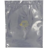 Desco Bag, ESD Shield, Bag, 8 in., 10, 10^11 Ohms (Max.) (Outer Surface), 3 mil