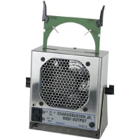 Desco Ionizer, 120 V, 15 V, Grounded Metal, Arm Mount, lt 2 Sec. @ 12in., 