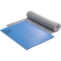 Desco Mat, Table, 3 Layer Vinyl, 10^6 to 10^8 (RTT) Ohms, Blue, 0.76 m x 15.2 m