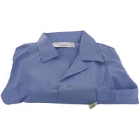 Desco Smock, 3 Pockets, Collar, and Conductive Cuff, Blue, X Large