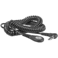 Desco Anti-Static, Control Products, , WRIST STRAP COILED 4mm RT ANGL BANANA