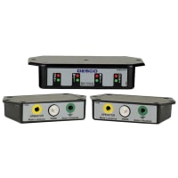 Desco Dual Station Continuous Monitor for 2 Operators and 2 Work Surfaces, 120 VAC