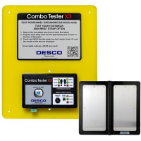 Desco Combo Tester X3, Verify ESD Wrist/Shoe Straps Functionality, North America