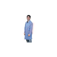 Desco Blue M Mens Anti-Static, Conductive, Dissipative Reusable ESD Lab Coat