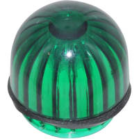 Dialight Lens; Indicator, Pnl-Mnt;Green;0.63 in.;0.63 in.;For 11/16 in. ing hole