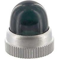 Dialight Cap, Lens, Green, 0.83 in., 11/16 in., 0.86 in. (Max.), Polycarbonate