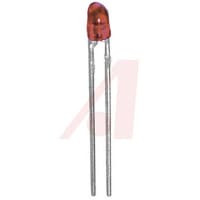 Dialight Visible LED, Red, Single Chip, 3 mm Lamp, 3.3mm dia., 2.8 V