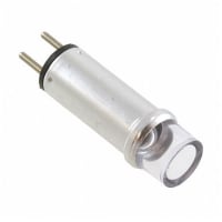 Dialight Indicator, Pnl Mnt, Incandescent, Mnt-Sz 0.33", Cartridge, Clear, 28V, Leads, 7000 Hrs