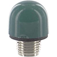 Dialight Indicator, Green, 0.50 in., 0.7 in., For 15/32 in. mounting hole