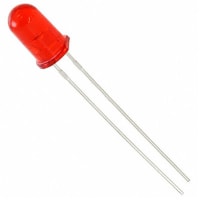 Dialight LED, 5MM, HIGH BRIGHTNESS, NON-DIFFUSED, RED