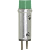 Dialight Lamp; 28 V; 40 mA; Green; 4000 hr; 0.330 in.; 1.140 in. (Max.); 507 Series