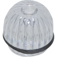 Dialight Panel Mount Indicator Lens Domed Style, Clear, 15.86mm Diameter, 15.86 mm Long