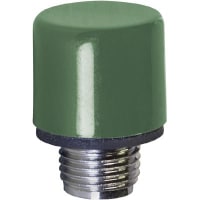 Dialight Indicator, Green, 0.50 in., 15/32 in., 0.70 in. (Max.), Flat, Black Nickel