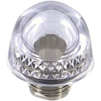 Dialight Indicator Cap, Clear, Plastic