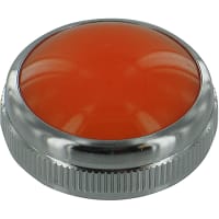 Dialight Indicator Cap, Amber, Polycarbonate