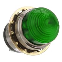 Dialight LED Panel Mount Indicators 1in DOME GREEN