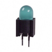 Dialight LED Circuit Board Indicator Top View 5mm Bulb Low Current 8mcd Green Diffused