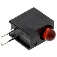 Dialight LED Circuit Board Indicator 3mm Bulb .200 in. Centerline Low Current Red 2mcd