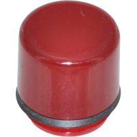 Dialight Lens; SERIES 135/081/052 LENS CAPS FOR USE WITH 081 SOCKET INDICATORS, RED