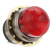 Dialight LED Panel Mount Indicators 1in DOME RED