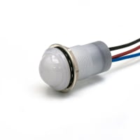 Dialight Panel Mount Indicator, Water-Tight IP67 LED, Dome RB, 8-30 VDC, 657 Series