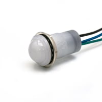 Dialight Panel Mount Indicator, Water-Tight IP67 LED, Dome GB, 8-30 VDC, 657 Series