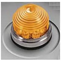 Dialight Panel Mount Indicator Yellow LED 1" Threaded 74 VDC Screw 556 Series