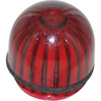 Dialight Lens; Indicator; Red; 0.63 in.; 11/16 in.; 0.63 in.; Round; Transparent