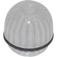 Dialight Panel Mount Indicator Lens Domed Style, White, 15.86mm Diameter, 15.86 mm Long