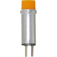 Dialight Indicator, Pnl Mnt, Incandescent, Mnt-Sz 0.33", Amber, 28V, 4000 Hrs