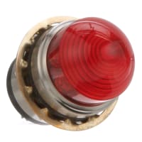 Dialight Panel Mount Indicator Red LED 1" Watertight 24 VDC Screw 556 Series