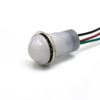 Dialight Panel Mount Indicator, Water-Tight IP67 LED, Dome RG, 8-30 VDC, 657 Series