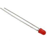 Dialight Visible LED, Red, Single Chip, 3 mm Lamp, 3.3mm dia., 2.4 V