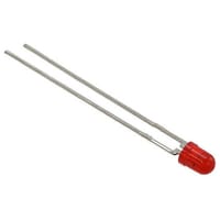 Dialight Visible LED, Red, Single Chip, 3 mm Lamp, 3.2mm dia., 7.5 V