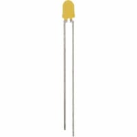 Dialight Visible LED, Yellow, Single Chip, 3 mm Lamp, 3.3mm dia., 2.7 V