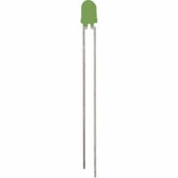 Dialight Visible LED, Green, Single Chip, 3 mm Lamp, 3.3mm dia., 2.2 V