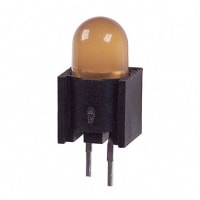 Dialight LED Circuit Board Indicator Top View 5mm Bulb Yellow 8mcd