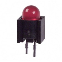 Dialight LED Circuit Board Indicator Top View 5mm Bulb 12mcd Red Diffused